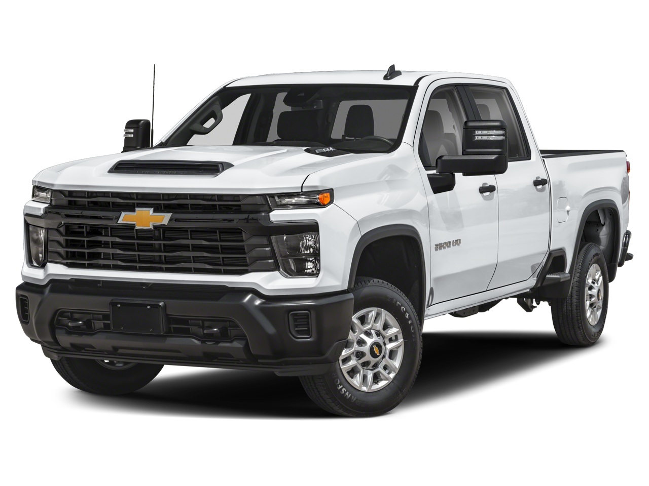 2026 Chevrolet Silverado 2500 HD WT in Summit White — front three-quarter view