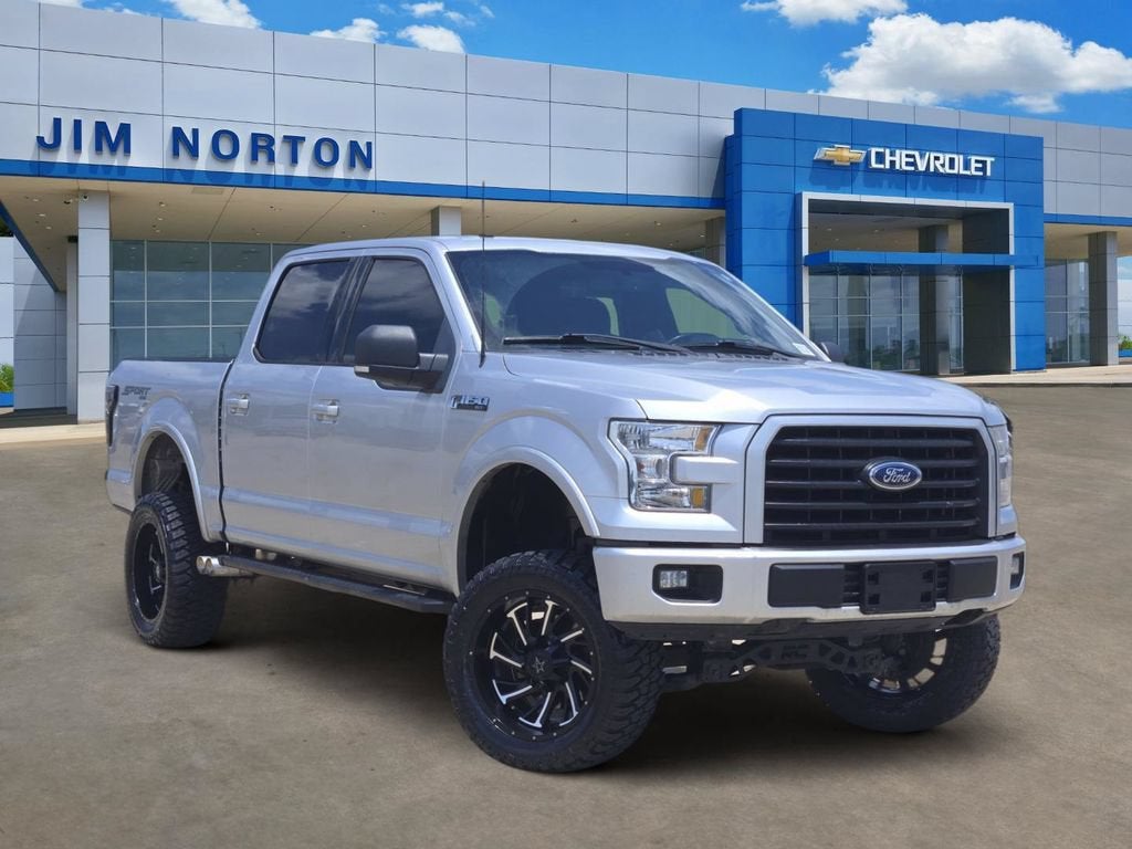 2017 Ford F-150 XL in Silver — front three-quarter view