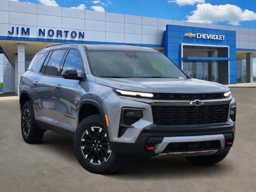 2026 Chevrolet Traverse Z71 in Sterling Gray Metallic — front three-quarter view