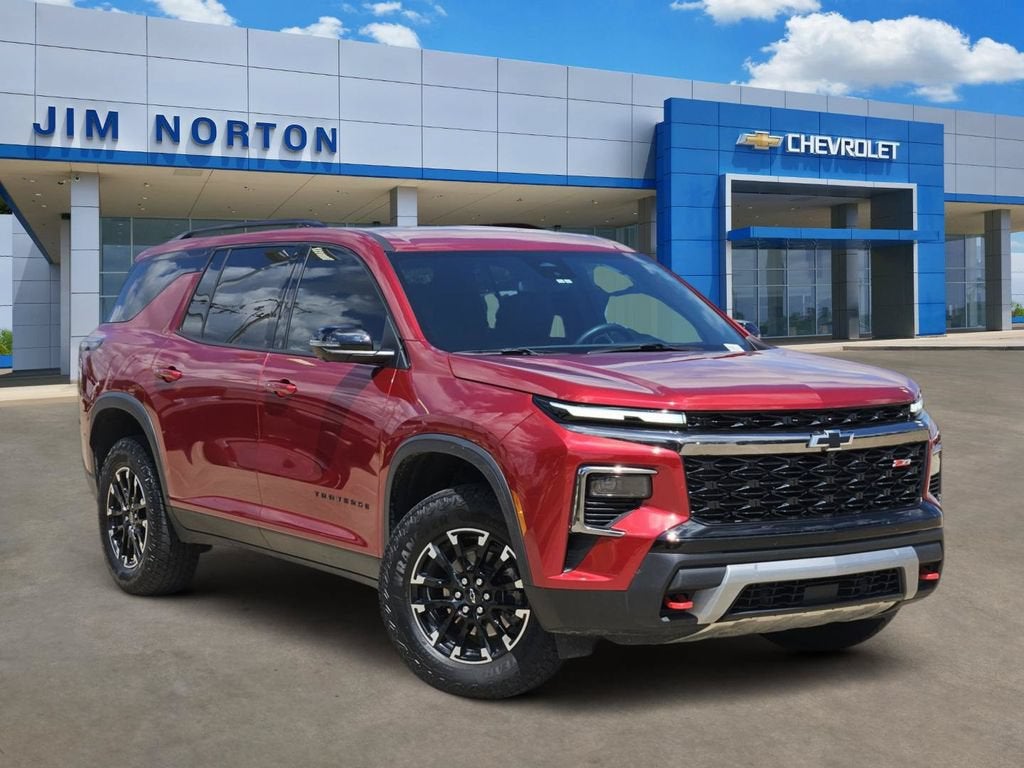 2024 Chevrolet Traverse Z71 in Radiant Red Tintcoat — front three-quarter view