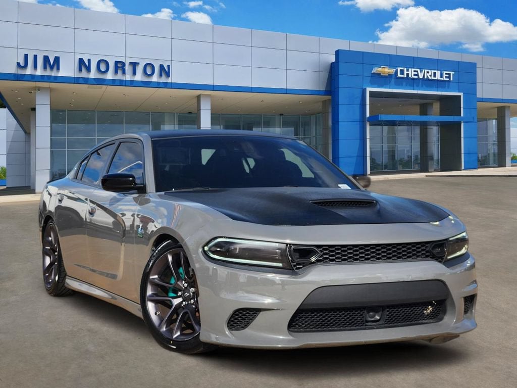 2023 Dodge Charger R/T in Gray — front three-quarter view