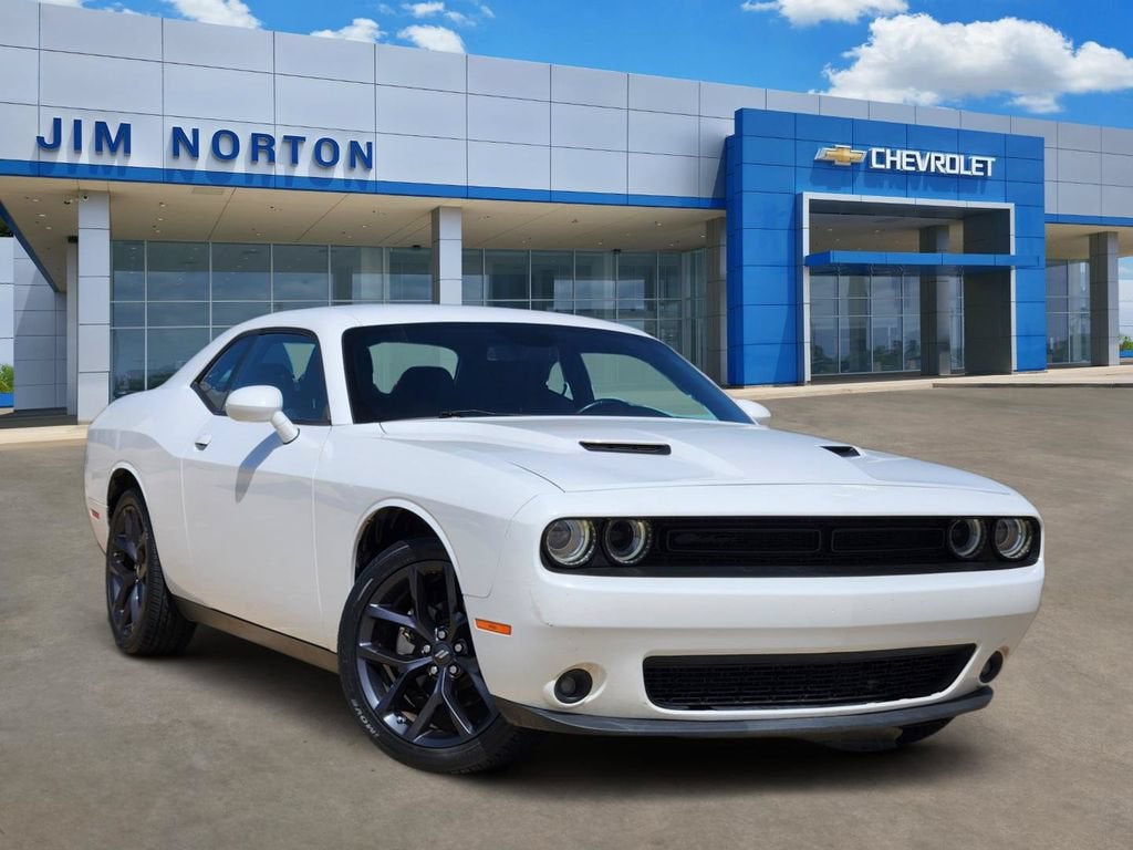 2023 Dodge Challenger SXT in White — front three-quarter view