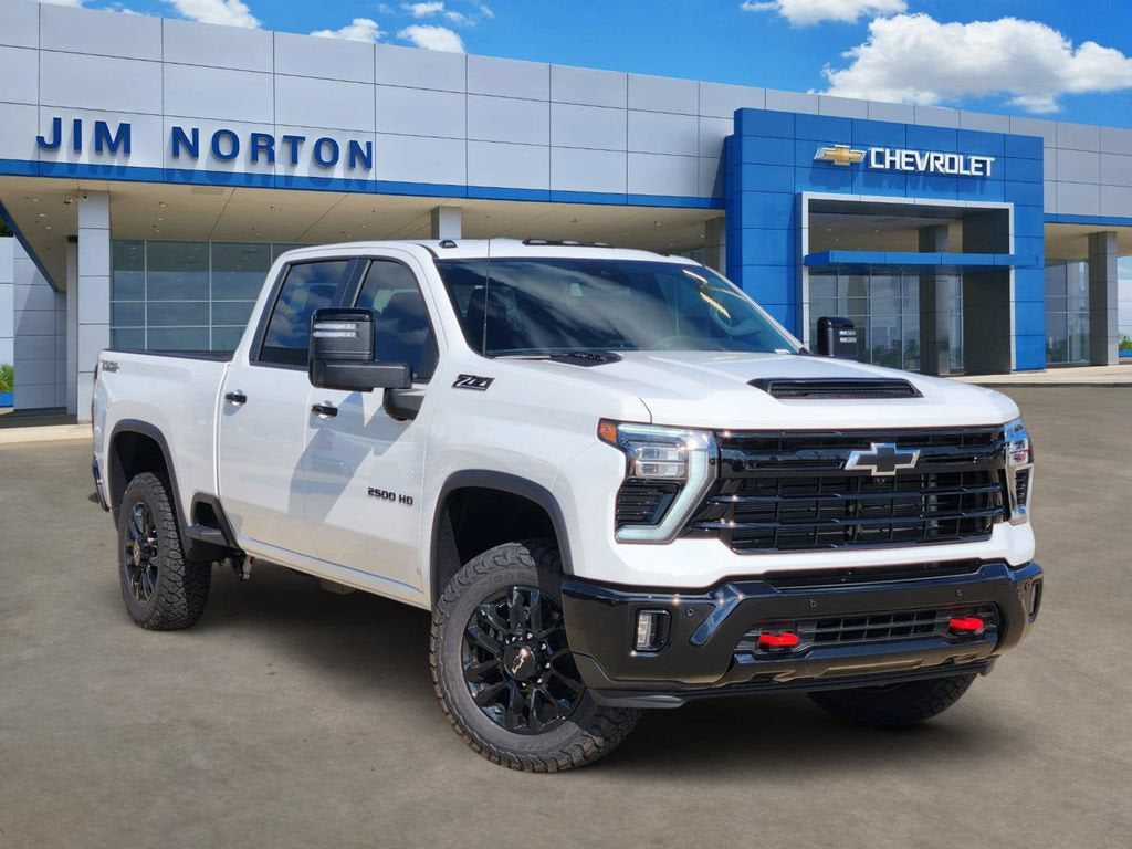 2026 Chevrolet Silverado 2500 HD LT in Summit White — front three-quarter view