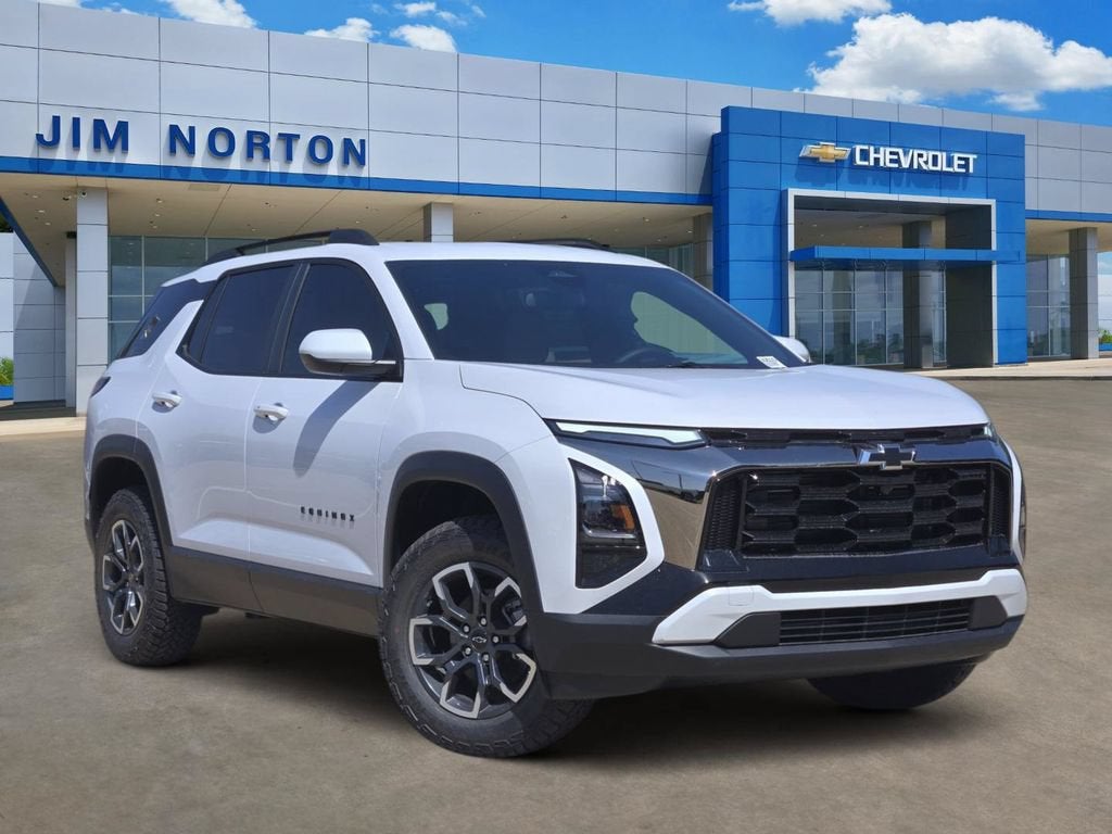 2027 Chevrolet Equinox FWD ACTIV in Polar White Tricoat — front three-quarter view