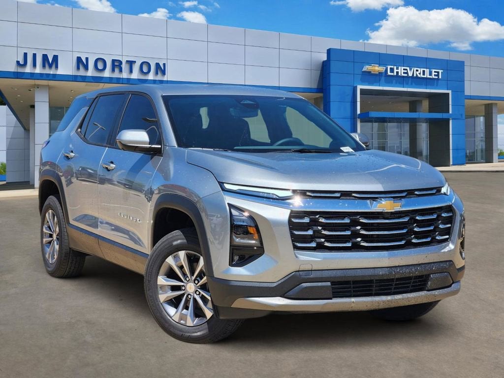 2026 Chevrolet Equinox LT in Sterling Gray Metallic — front three-quarter view