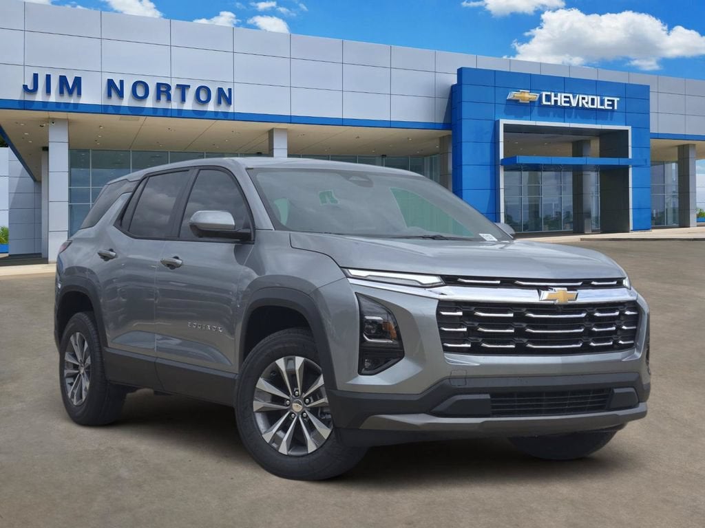 2026 Chevrolet Equinox LT in Sterling Gray Metallic — front three-quarter view