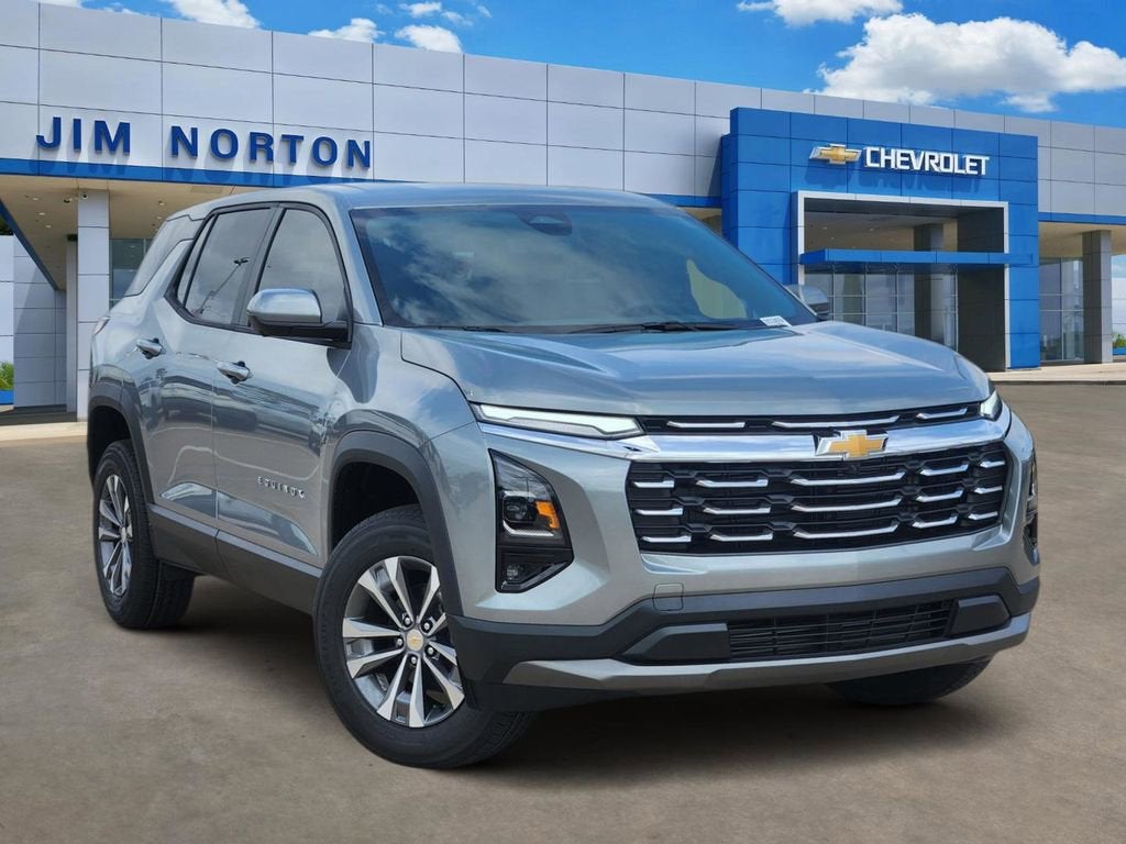 2026 Chevrolet Equinox LT in Sterling Gray Metallic — front three-quarter view