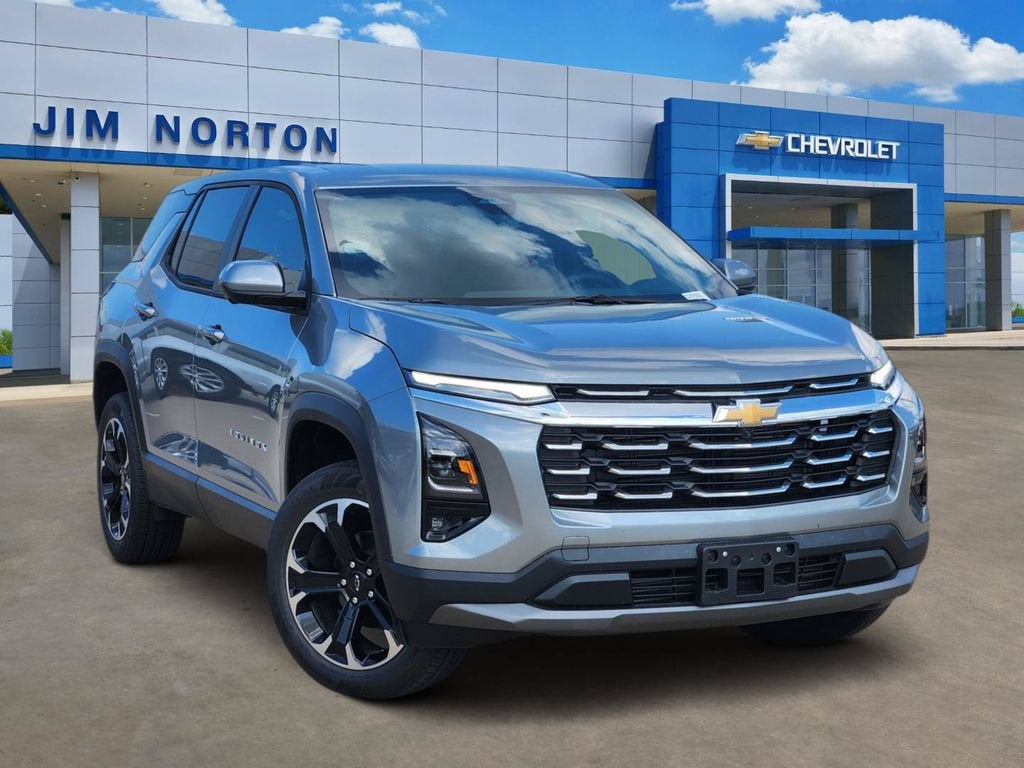 2026 Chevrolet Equinox LT in Sterling Gray Metallic — front three-quarter view