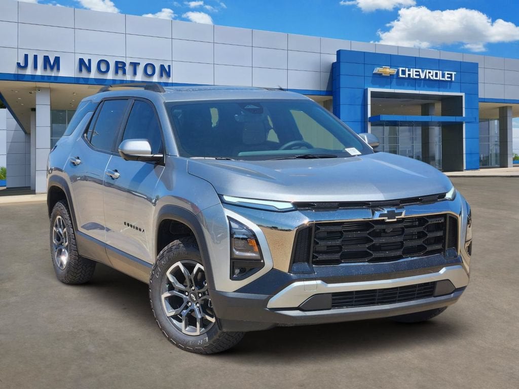 2027 Chevrolet Equinox ACTIV in Sterling Gray Metallic — front three-quarter view