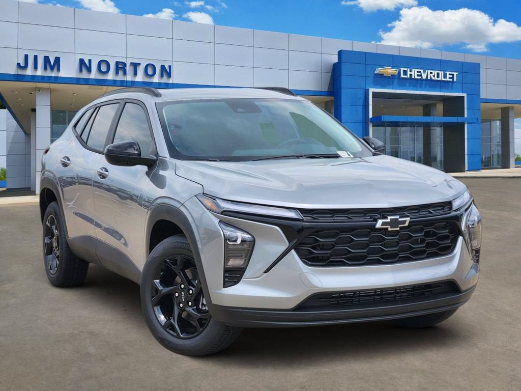 2026 Chevrolet Trax LT in Sterling Gray Metallic — front three-quarter view