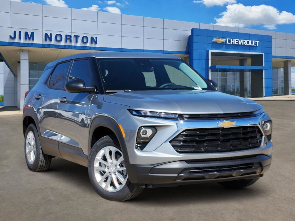 2026 Chevrolet Trailblazer LS in Sterling Gray Metallic — front three-quarter view