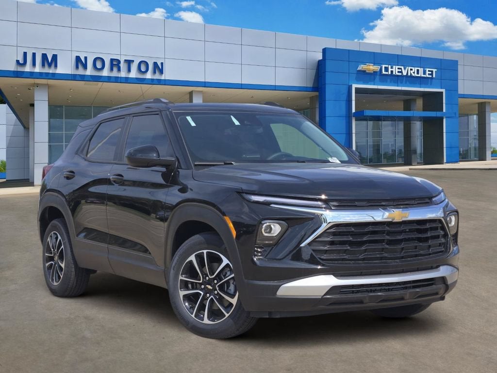 2026 Chevrolet Trailblazer LT in Mosaic Black Metallic — front three-quarter view