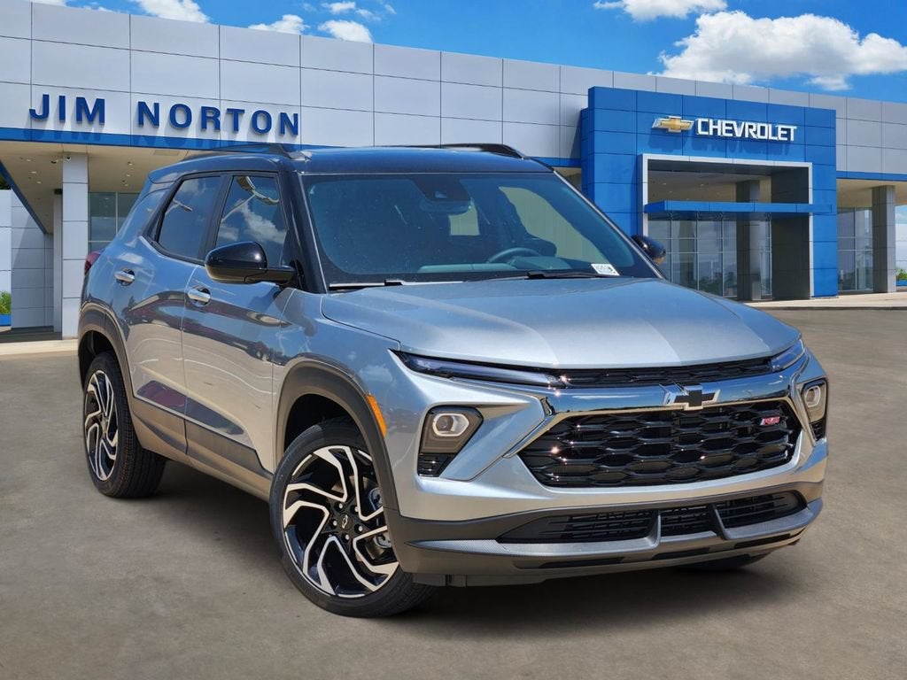 2026 Chevrolet Trailblazer RS in Sterling Gray Metallic — front three-quarter view