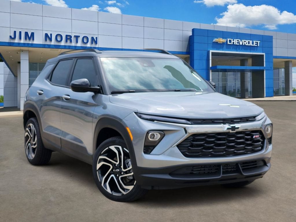 2026 Chevrolet Trailblazer RS in Sterling Gray Metallic — front three-quarter view